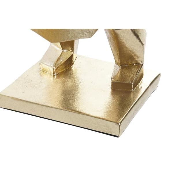 Držalo za knjige DKD Home Decor Gylden Harpiks Kolonistil Gorilla 14 x 12,5 x 24 cm