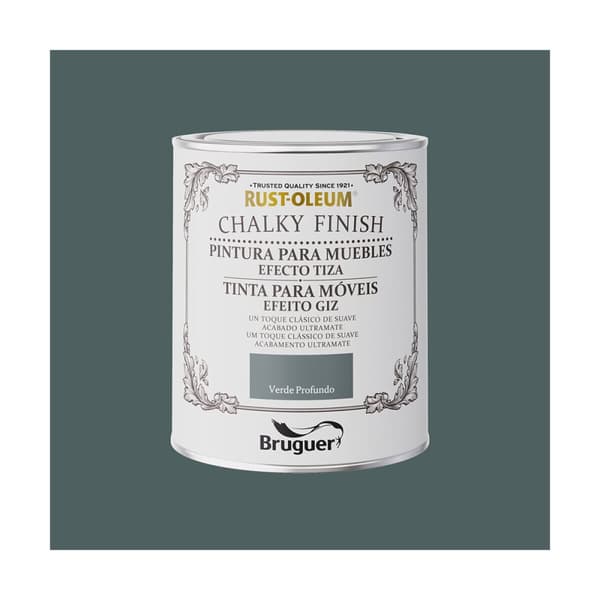 Maling Bruguer Rust-oleum Chalky Finish 5733890 Elektricitet Deep Green 750 ml