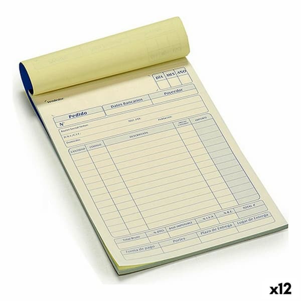 Ordrebog Pincello AR1607145 14 x 0,5 x 21 cm (12 enheder)