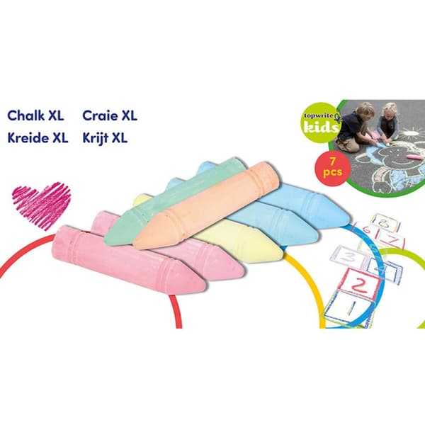 Kridt Topwrite Kids XL (7 Dele)