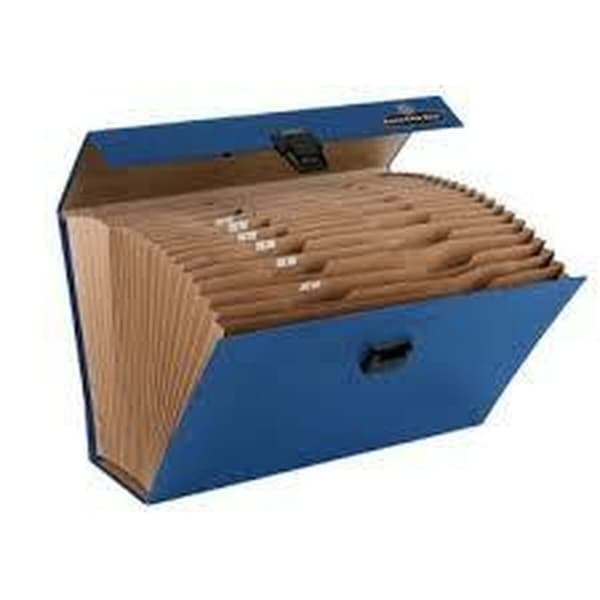 Järjestelykansio Fellowes Sininen Harmonikka 5 osaa (25 x 36,2 x 12,4 cm)