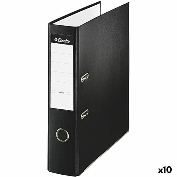 Tiedostokansio Esselte Musta Din A4 (10 osaa)