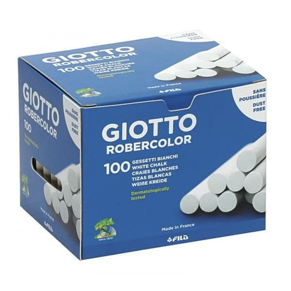 Kridt Giotto Robercolor Hvid 16 enheder 100 Dele