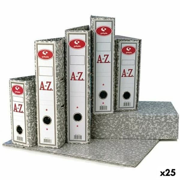 Tiedostokansio Grafoplas Classic Harmaa A4 Din A4 (25 osaa)