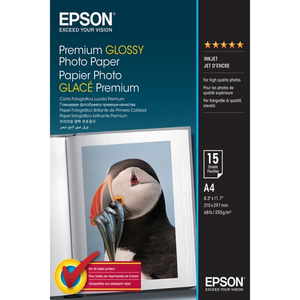 Kiiltävä valokuvapaperi Epson 235B591 A4 (1 osaa)
