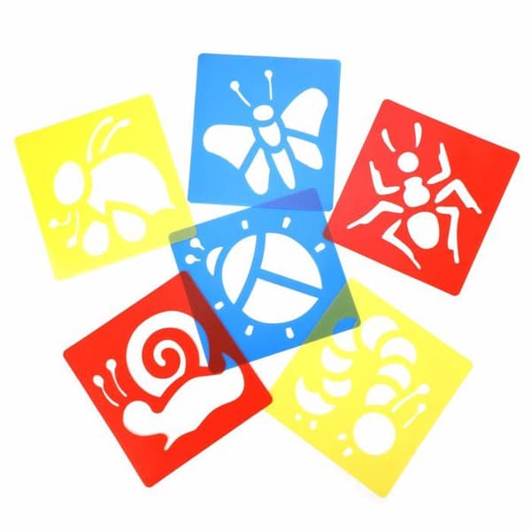 Målarspel - ritning - Mwoot stencil - MW-RJ062