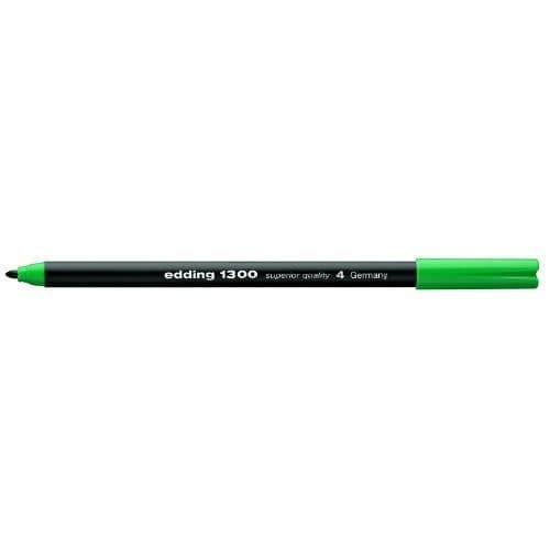 Färgpennor - EDDING - E-1300 - Set om 10 - Spets konisk 3mm - Grön färg