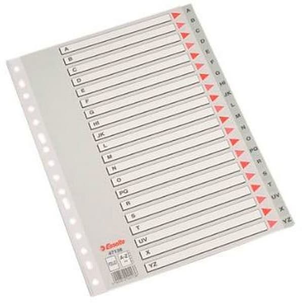 Faneblade Esselte Alfabet 10 enheder Din A4