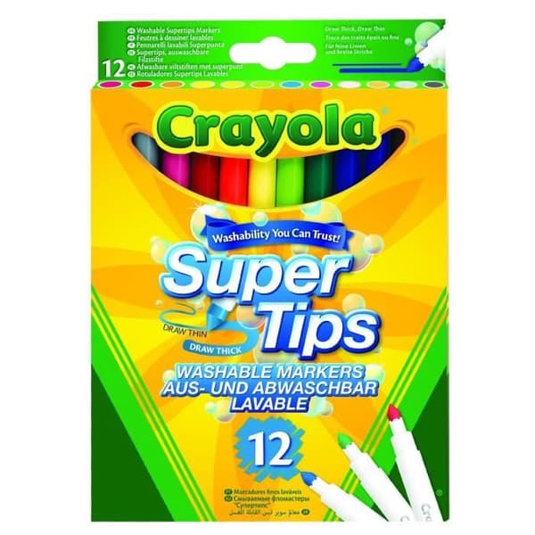 Crayola - 12 ritmärken - Fransk låda - Ritning