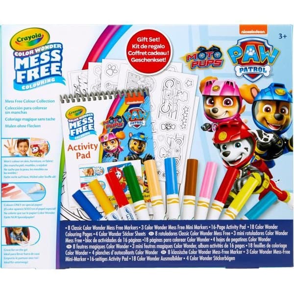 Färgläggning - CRAYOLA - Paw Patrol Box - Color Wonder Aktiviteter utan röra! Från 3 år