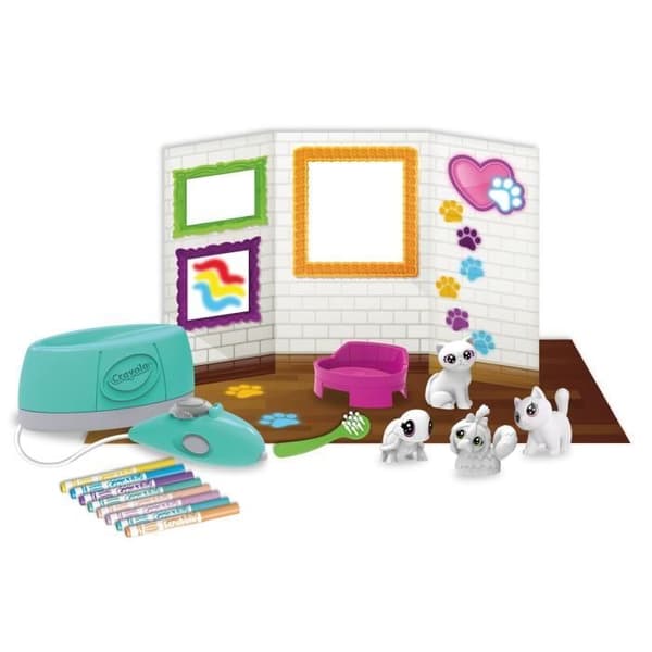 Färgläggning - CRAYOLA - Washimals Spray Boutique - Spraya och färglägg dina djur! Från 3 år