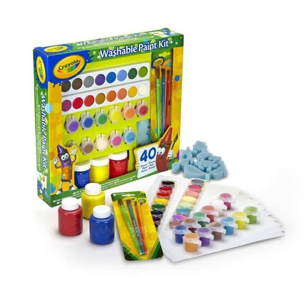 CRAYOLA - Tvättbar färgsats - 40 st