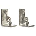 Miniatyrbillede 2 af 3: Držalo za knjige Home ESPRIT Sølvfarvet Aluminium 22 x 8,5 x 15 cm