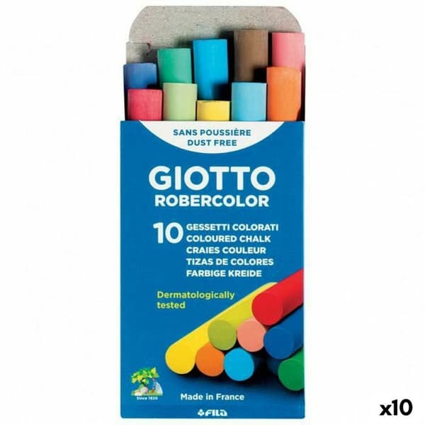 Kridt Giotto Multifarvet 10 enheder