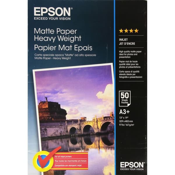 Matt fotografiskt papper Epson C13S041264 A3
