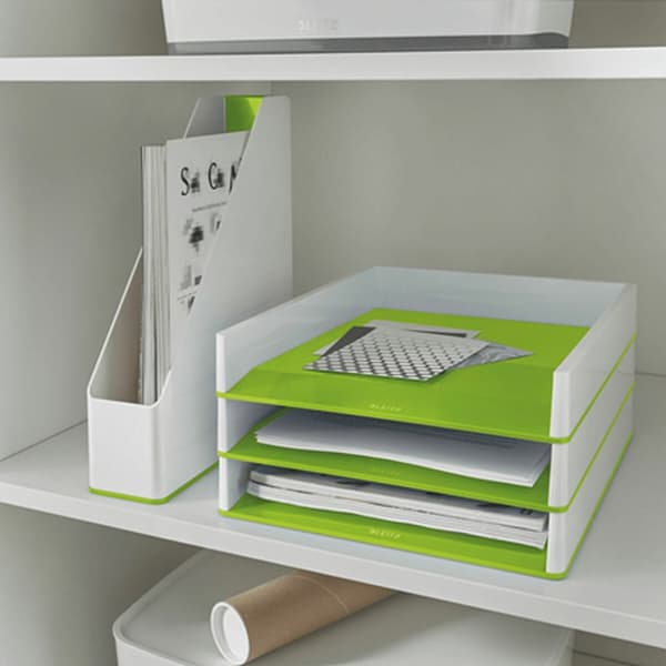Arkivskab Leitz 53611054 Hvid Grøn polystyren 26,7 x 4,9 x 33,6 cm