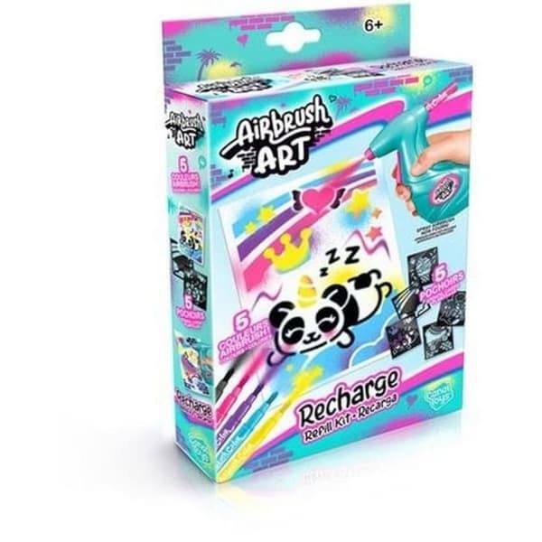 Airbrush plysch Airbrush Art färgsats - Refill (1014)