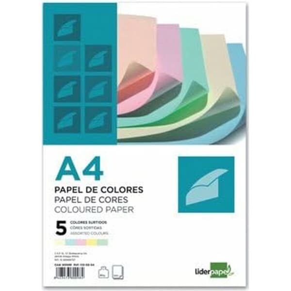 Stationært sæt Liderpapel PC12 Multifarvet 500 Ark