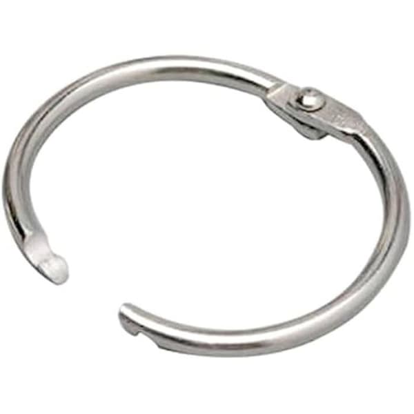 Gångjärnsringar - Liderpapel - n.5 - Nickelpläterad - 51 mm - Box med 10 ringar