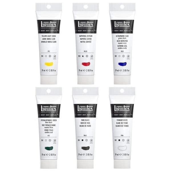 Liquitex färg, NC, Classic 6x59ml - 3699311