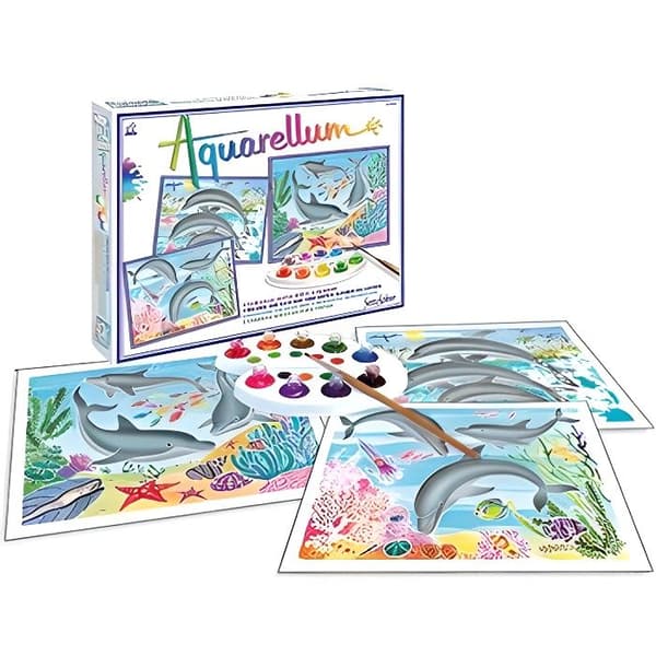 Sentosphere - Aquarellum stora modelldelfiner