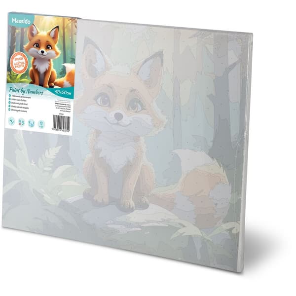 Billede til maleri efter tal 40x50 cm Massido Lisek