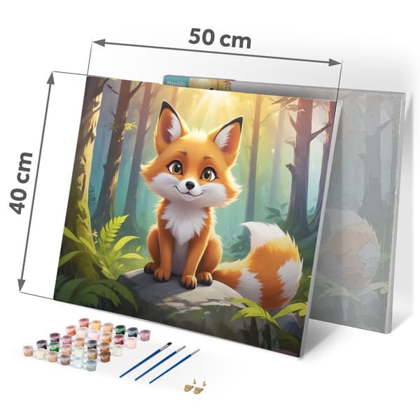 Billede til maleri efter tal 40x50 cm Massido Lisek