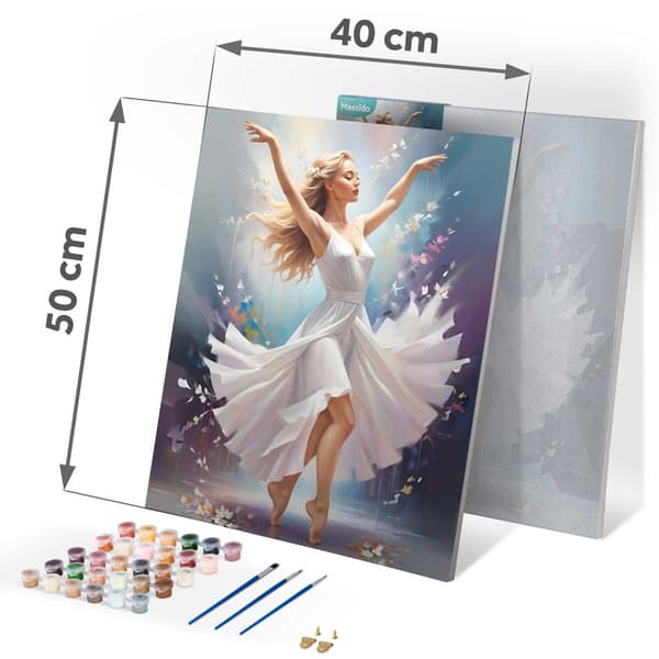 Billede til at male efter tal 40x50 cm Massido Dancing Woman