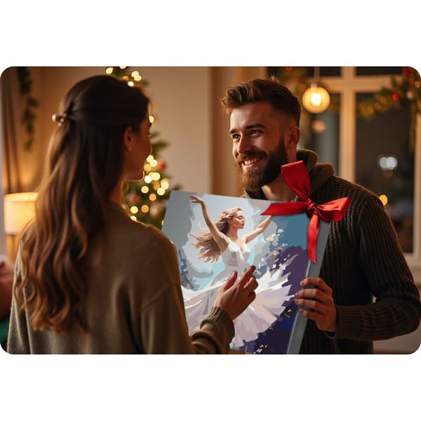 Billede til at male efter tal 40x50 cm Massido Dancing Woman
