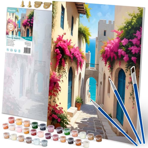 Billede til at male efter tal 40x50 cm Massido Cityscape