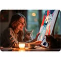 Miniatyrbillede 8 af 11: Billede til at male efter tal 40x50 cm Massido Cats