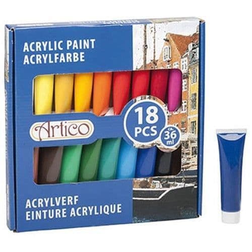 Unbekannt Artico 52794 Akrylmålning 18 delar - 8711252527949