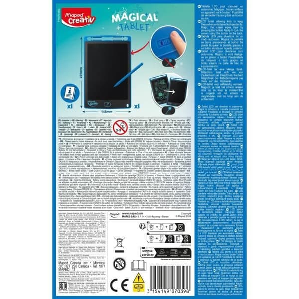 Magisk ritplatta - MAPED CREATIV - MAGIC BOARD - Barn - Från 4 år - Flerfärgad