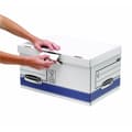 Miniatyrbild 4 av 4: Filbox Fellowes Maxi Blå Vit 31 x 39 x 56 cm 10 antal