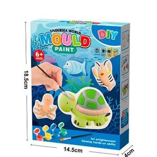 Målarset Roymart Multicolour Sköldpadda