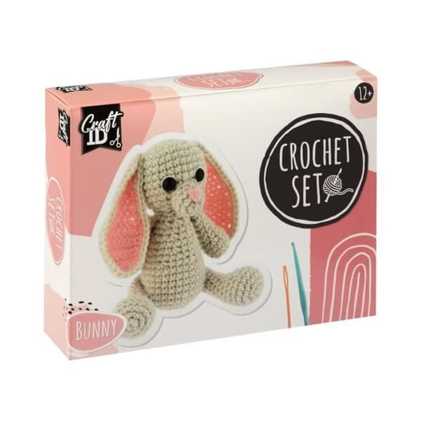 VIRKNINGSATS FÖR NYBÖRJARE | CRAFTID | AMIGURUMI LÅDA | KANIN |