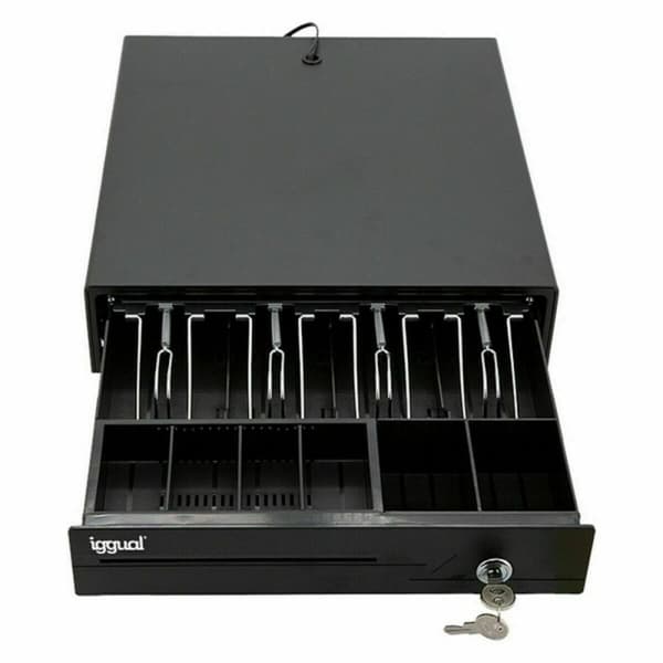 BRUGT Kasseskuffe iggual Sort (Refurbished A)