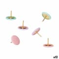 Miniatyrbild 1 av 4: Häftstift Pincello 654 Multicolour Metall (12 antal)