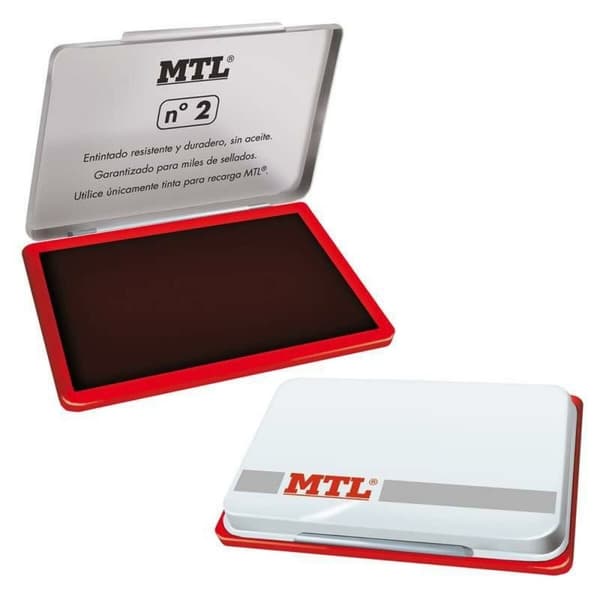 Metallisk seglstempel MTL Rød (5 enheder)