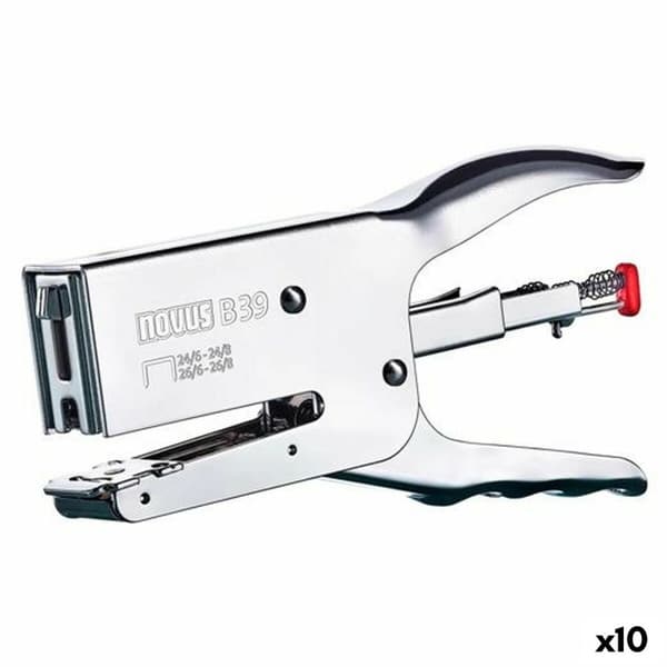 Stiftemaskin Novus B 39 Sølv (10 enheter)