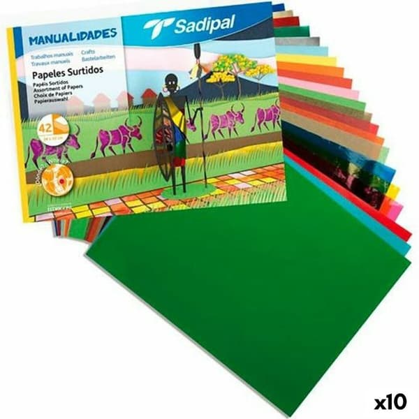 Brevpapper Set Sadipal 10 antal