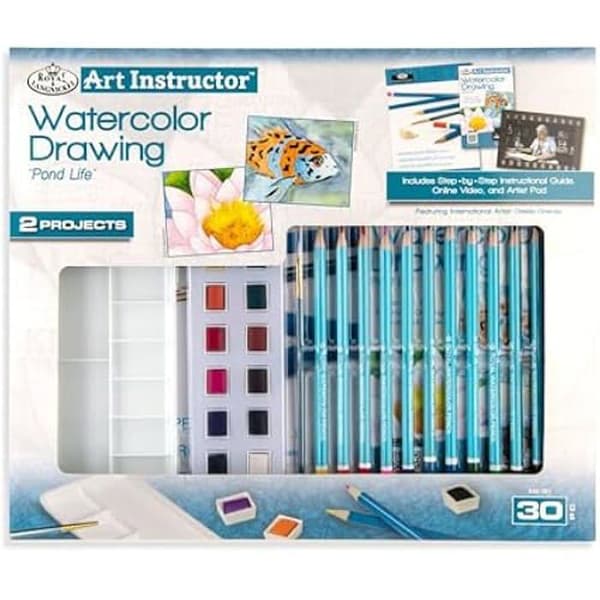 Målarset - ROYAL &amp; LANGNICKEL - The Art Instructor - 30 enheter - För barn från 5 år - Blandet