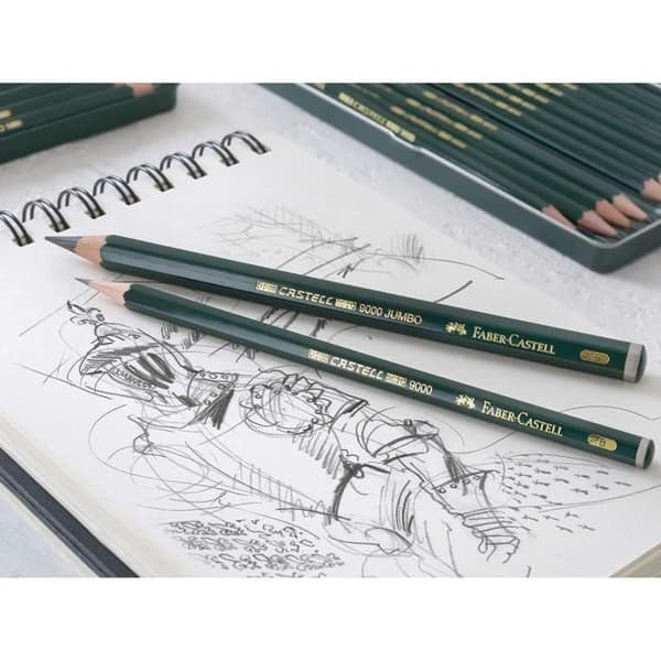 Set med 5 ritsatser CASTELL 9000 Jumbo Pencils