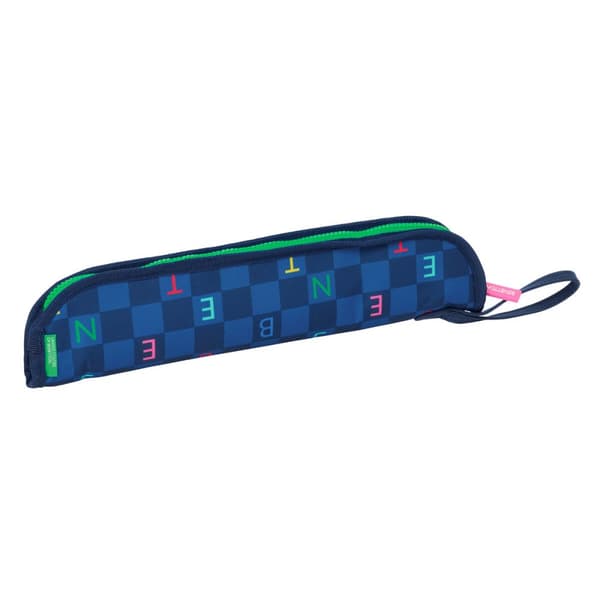 Inspelningsväska Benetton Damero Marinblå 37 x 8 x 2 cm