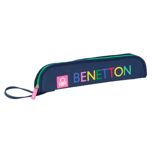 Inspelningsväska Benetton Damero Marinblå 37 x 8 x 2 cm