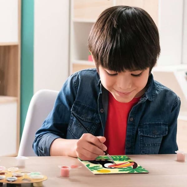Ravensburger - 23762 - Måla efter nummer - Tukan i Dschungeln - Barn från 7 år