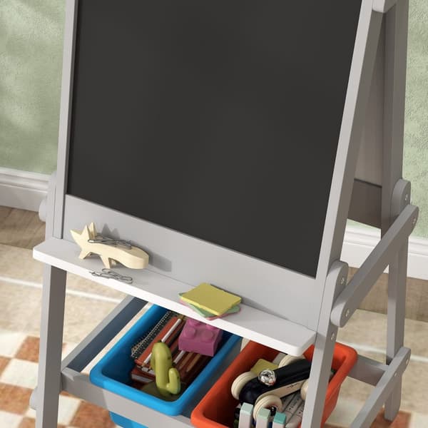 Rootz 3 -i -1 Kids Maleri Easel - Chalkboard - Whiteboard - Creative Fun - 51 cm x 50 cm x 108 cm