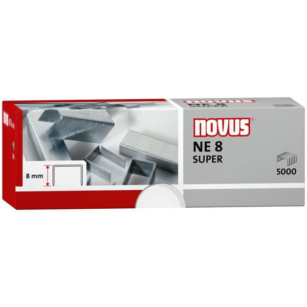 Häftklamrar Novus NE 8 Super 8 mm