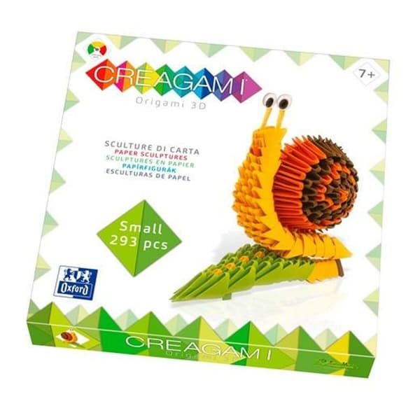 Pappershantverksspel Oxford Creagami ORIGAMI 3D Snigel