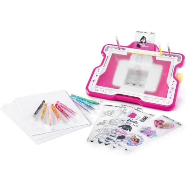 Maped Creativ - Lumi'Board Barbie - Upplyst maskin för att lära sig rita - Från 5 år